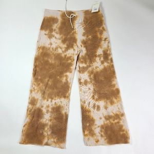 MATE THE LABEL Ginger Tie Dye Thermal Wide Leg Pants
